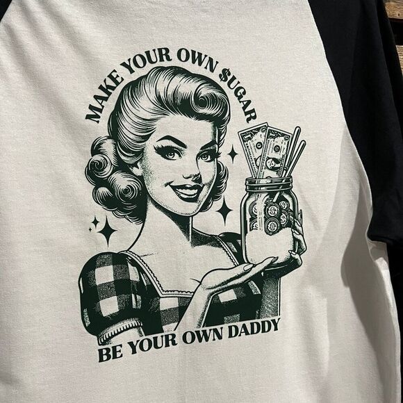 Make Your Own Sugar Raglan Tee - Picture 2 of 5